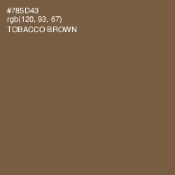 #785D43 - Tobacco Brown Color Image